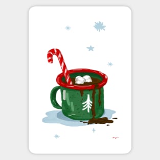 Festive Hot Cocoa Sticker